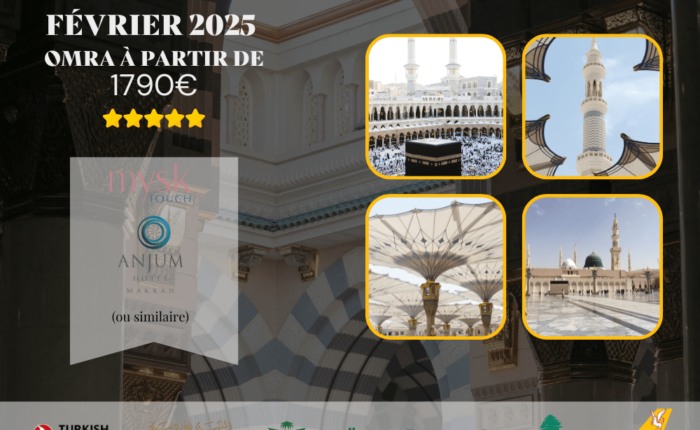 Voyage Omra février 2025, agence de voyage spécialisée dans la Omra et le Ramadant 2025, réservez en ligne votre prochain Omra 2024/2025