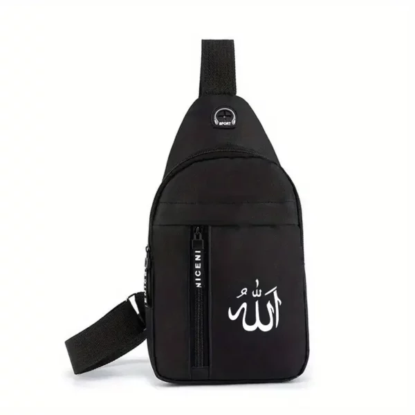 Sac Bandoulière Léger en Tissu avec Sangle Réglable